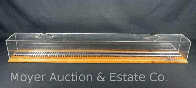 48" O Gauge Display Board, with Plexiglass Cover image