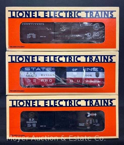 Lionel 6464 Boxcar Series #4, 3-Pack, No. 19272, with Original Boxes image
