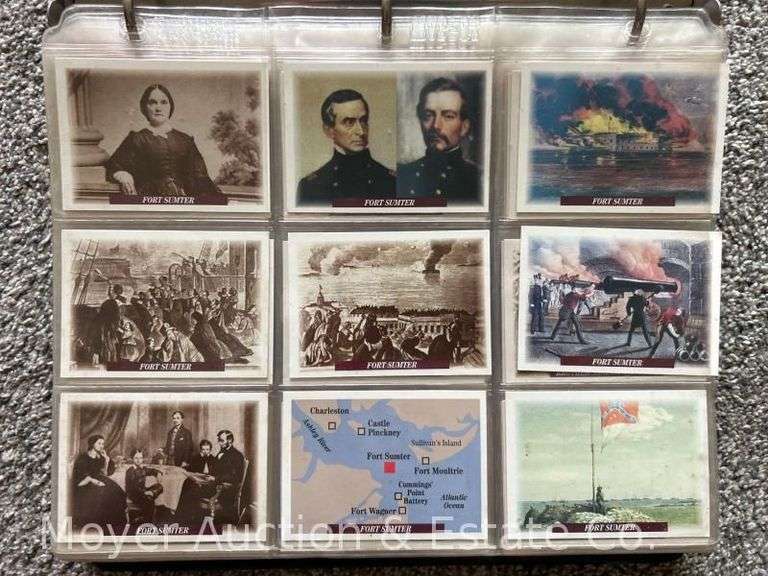Binder of Asst. Trading Cards, Star Trek and Civil War image
