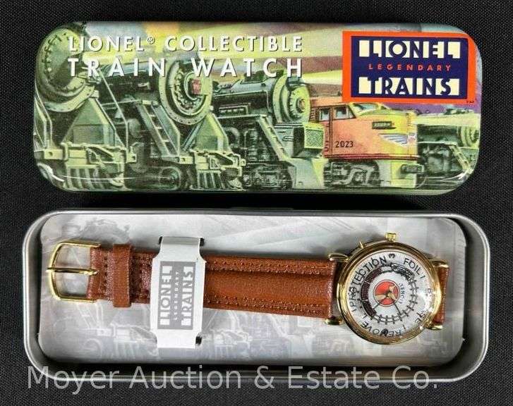 Lionel Collectible Train Watch, with Case and Original Box