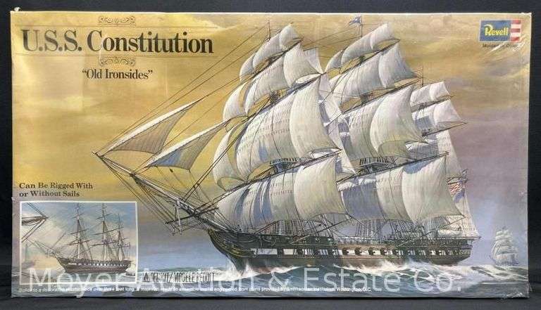 Revell U.S.S. Constitution "Old Ironsides" Plastic Model Kit, Sealed in Plastic image
