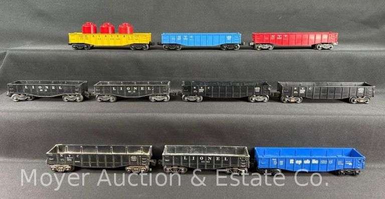 (10) Lionel Gondola Cars