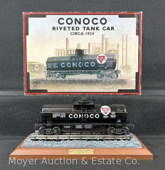 K-Line Conoco Riveted Tank Car, 1994 Collector Series, No. 639104, with Original Box image