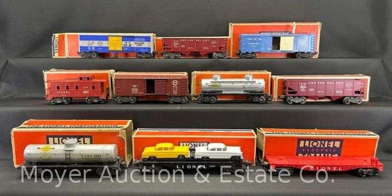 (10) Lionel Freight Cars, with Boxes image