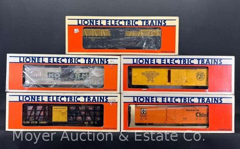 (5) Lionel Freight Cars, with Original Boxes image