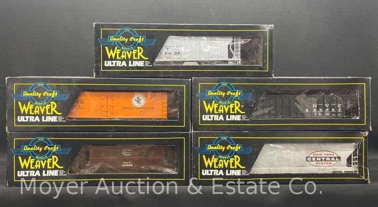 (5) Asst. Weaver Freight Cars, with Boxes image