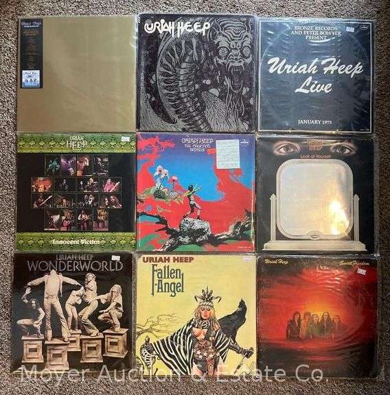 (9) Uriah Heep Record Albums image