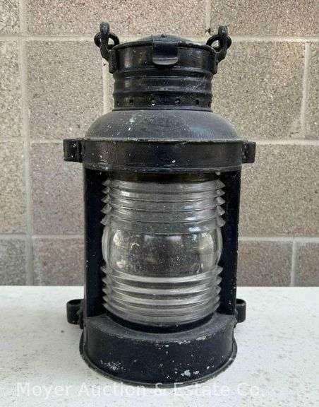 Perko Marine Navigation Lantern, Clear Glass Lens, 15"h image
