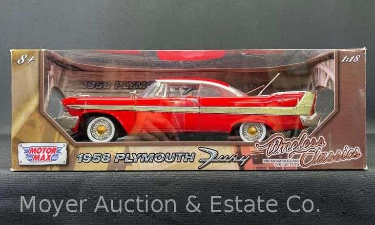 Motor Max 1958 Plymouth Fury 1:18 Scale Die-Cast Model image