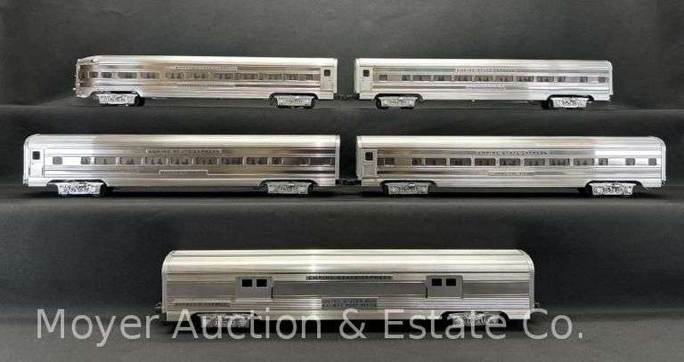 MTH New York Central Empire State Express 70' Scale Aluminum Passenger Car Set, No. 6504 image
