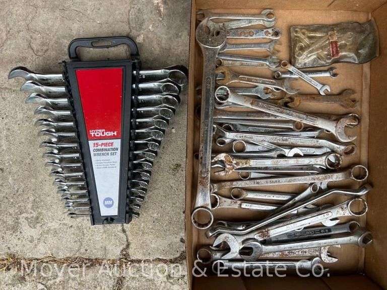 Group of Asst. Crescent and Combination Wrenches image