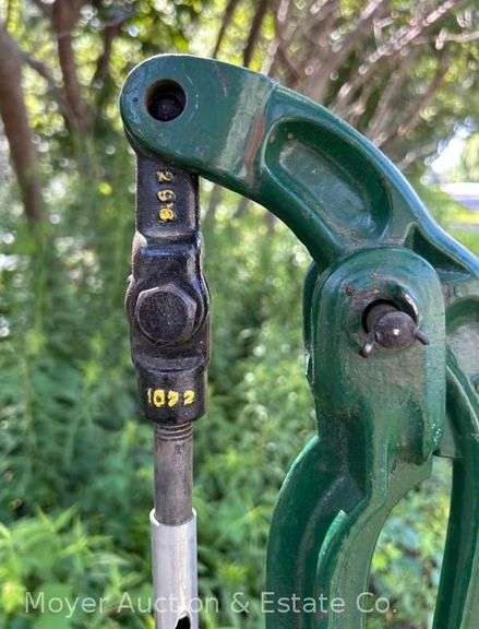 Myers Well Pump, Restored, on Wood Base