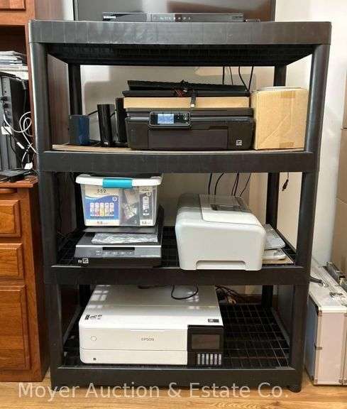 Plastic Storage Shelf, 36"x18"x49"h image