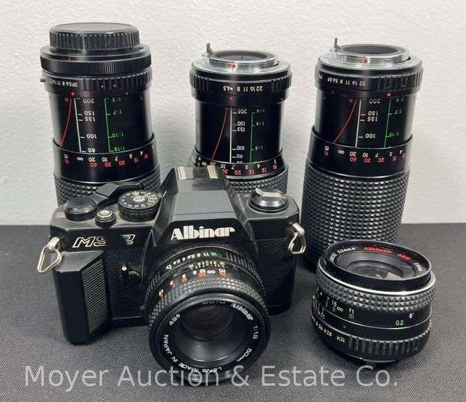 Albinar MS-2 Film Camera with 3 Lenses image