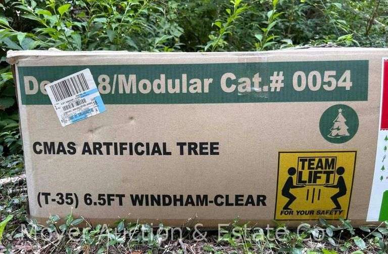6.5’ Pre-lit Christmas Tree, Condition Unknown