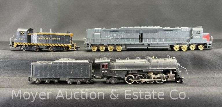 Athearn HO Scale Switcher, Steam Locomotive and Diesel Locomotive image