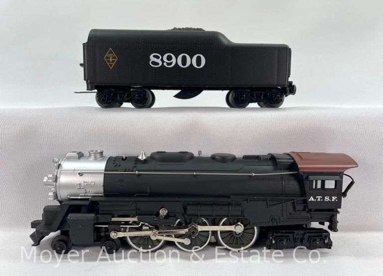 Lionel No. 8900 Santa Fe 4-6-4 Hudson Steam Locomotive and Tender