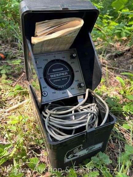 Kids Life Jackets, Vintage Fish Finder, Walkie Talkies, Bow Release, Etc.