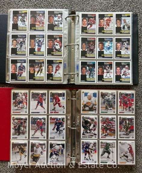 (4) Binders of Hockey Cards image