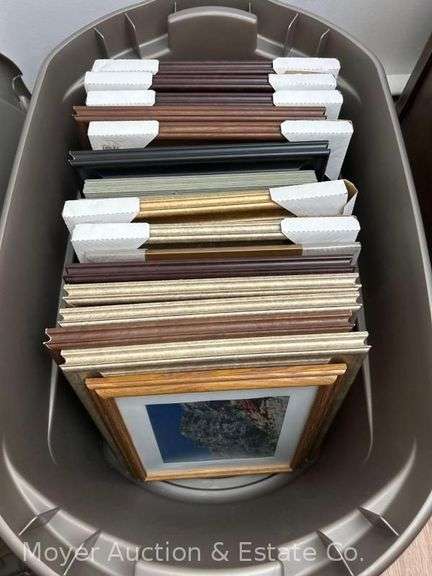 Group of Framed Photographic Prints, Landscapes, Waterfalls, Etc., 13"x16" - 17"x15" Overall image