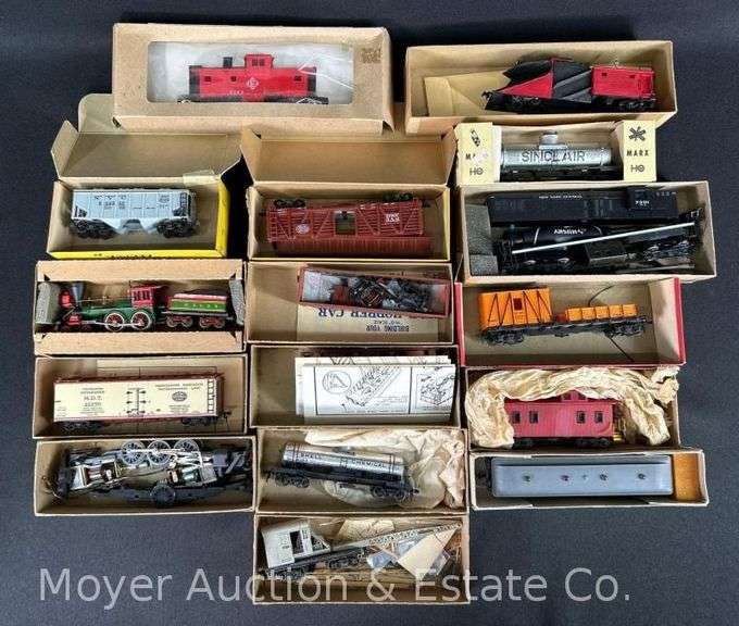 (15) Asst. HO Scale Freight Cars, with Original Boxes image