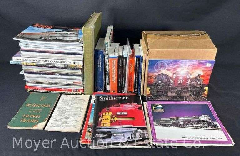 Group of Lionel Catalogs, Train Magazines, Etc. image