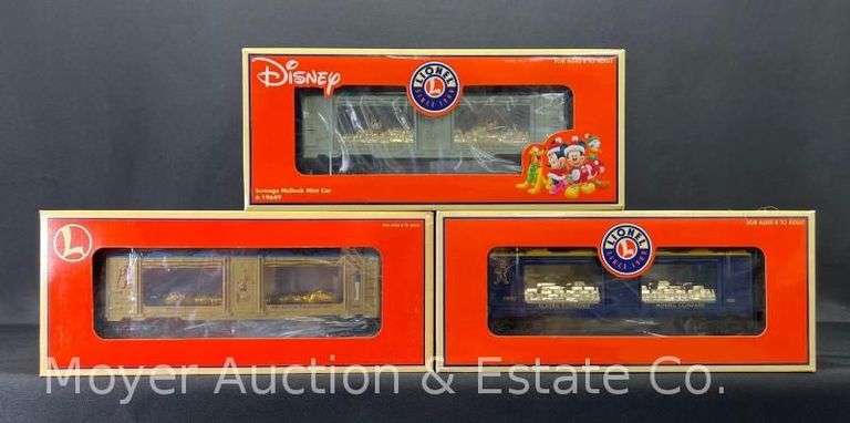 (3) Lionel Mint and Museum Cars, No. 19649, 19682 and 19669, with Original Boxes image