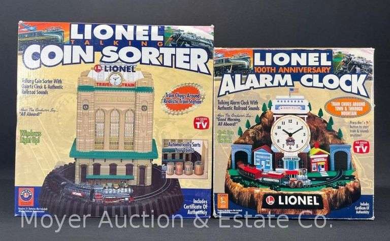Lionel Animated Alarm Clock and Coin Sorter, with Original Boxes image