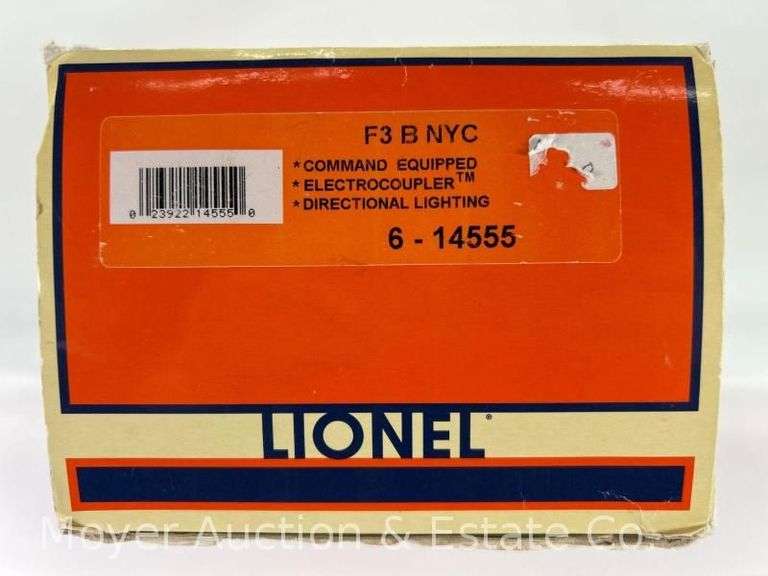 Lionel No. 14555 New York Central F3 B Unit, with Original Box