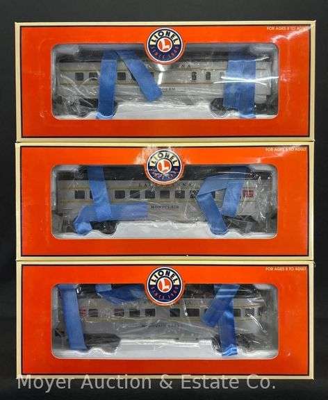 Lionel Lackawanna 3 Car Passenger Car Set, No. 6-2004-30, with Original Boxes image