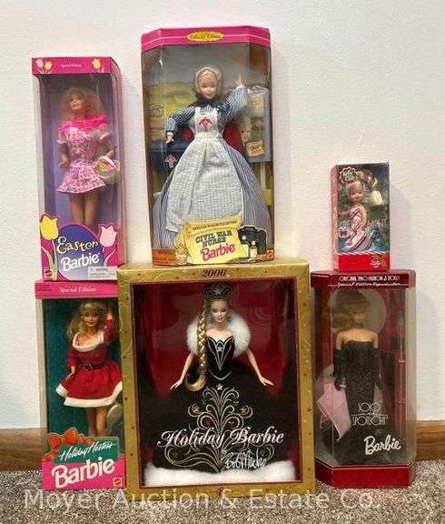 (5) Asst. Barbies in Original Boxes image