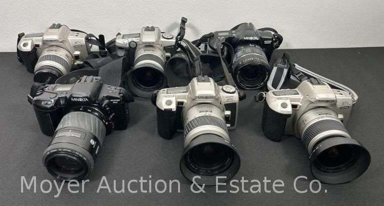 (6) Asst. Minolta Maxxum Film Cameras image