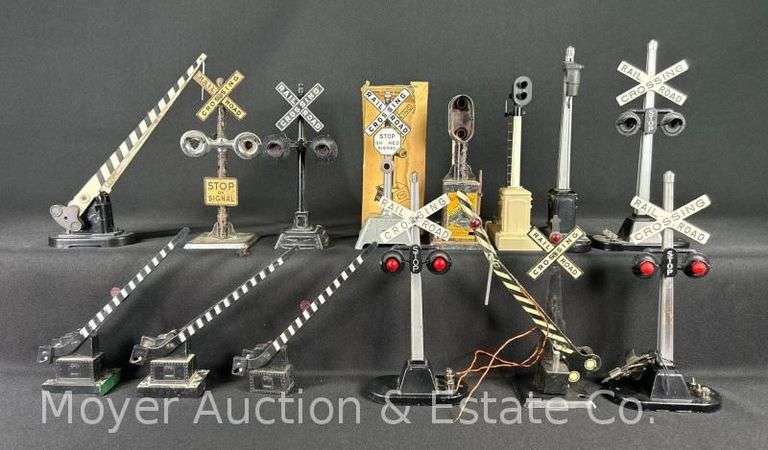 Group of Asst. Signals and Crossing Gates, Lionel and Marx, Etc. image