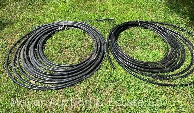 Group of 1” Black Poly Tubing