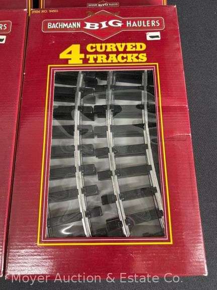 (3) Bachmann Big Haulers G Scale Curved Track 4 Packs, in Original Packaging