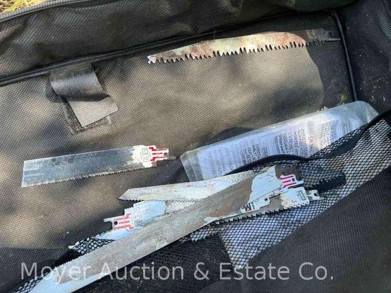 Rigid Corded Reciprocating Saw, with Accessories and Bag