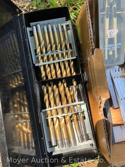 Group of Asst. Hand Tools, Drill Bits, Bottle Jack, Tin Snips, Etc.