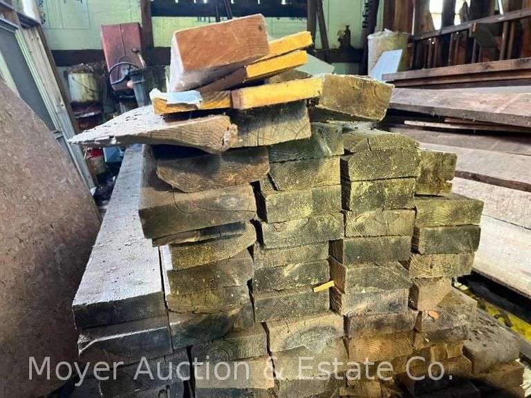 60 Rough Sawn Boards, Approx. 100”x6”x2”