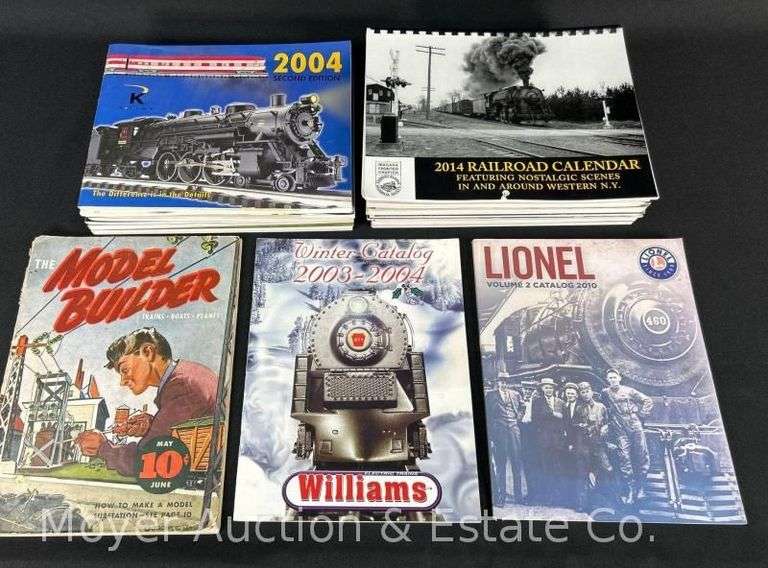 Group of Model Railroad Related Magazines and Catalogs image