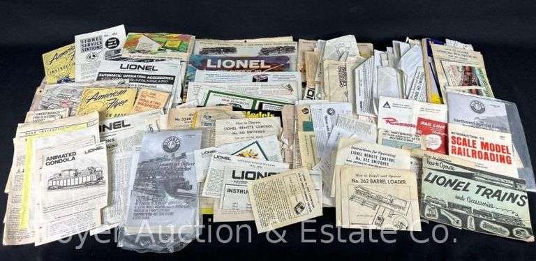 Group of Lionel Instruction Sheets image