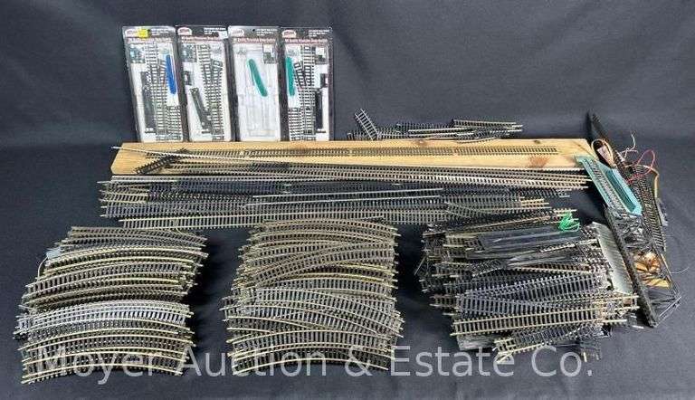 Group of Asst. HO Scale Track, Most Brass image
