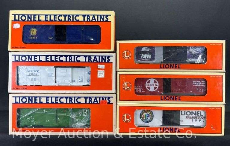 (6) Asst. Lionel Freight Cars, with Original Boxes image