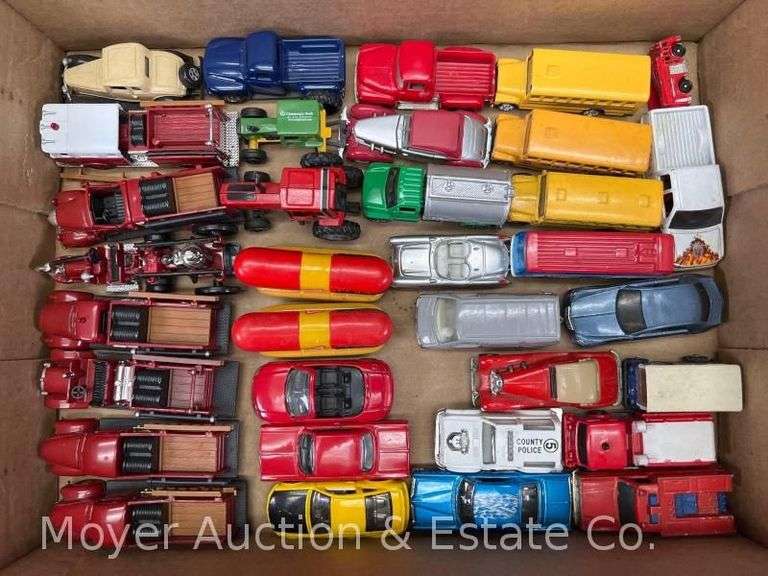 Group of Asst. Matchbox and Hot Wheels Style Cars image