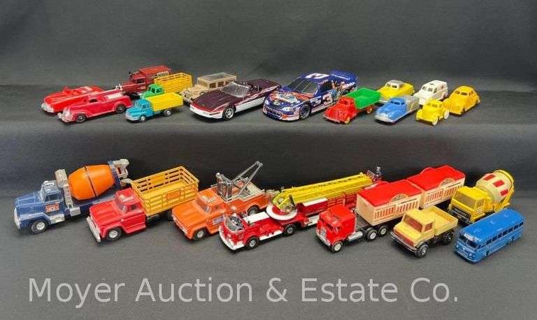 Group of Die Cast and Plastic Cars, 2.5"-11"w image