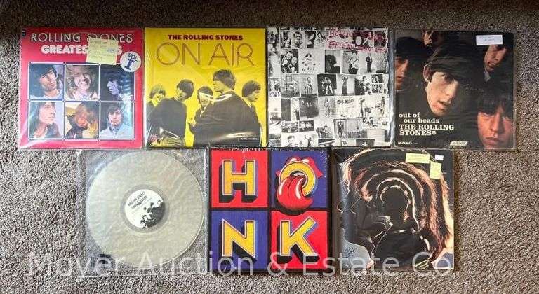(7) Rolling Stones Record Albums image