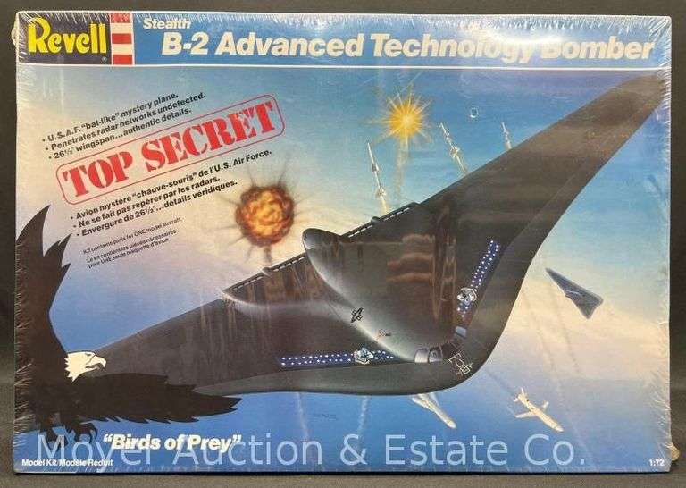 Revell Stealth B-2 Advanced Technology Bomber Plastic Model Kit, Sealed in Plastic, 1/72 Scale image