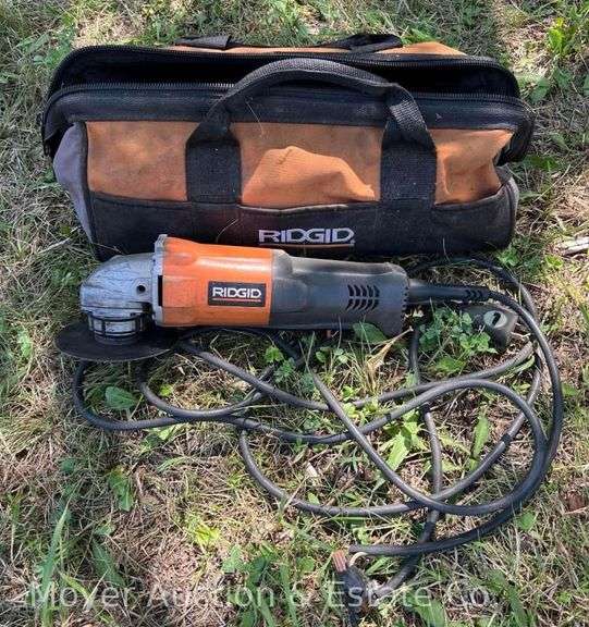 Rigid Corded Angle Grinder, with Accessories and Bag image