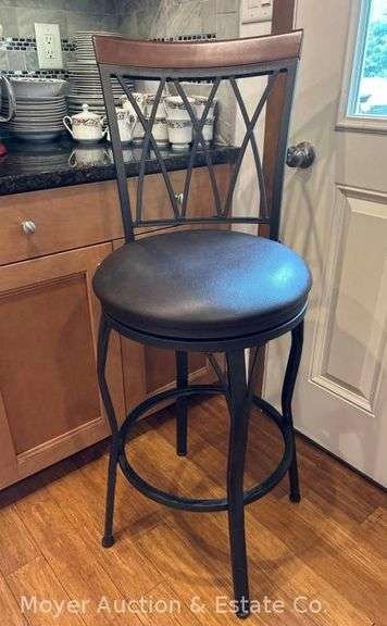 Bar Chair with Swivel Seat, 30" Seat Height image