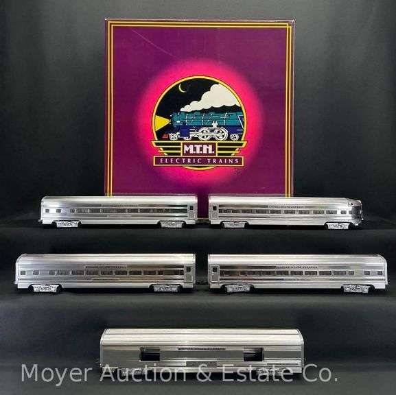 MTH New York Central Empire State Express 70' Scale Aluminum Passenger Car Set, No. 6509 image