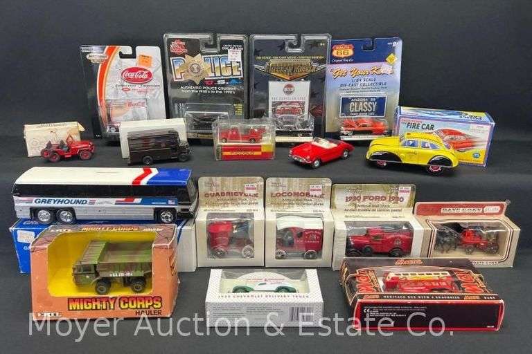 Group of Asst. Die Cast Cars in Original Boxes image